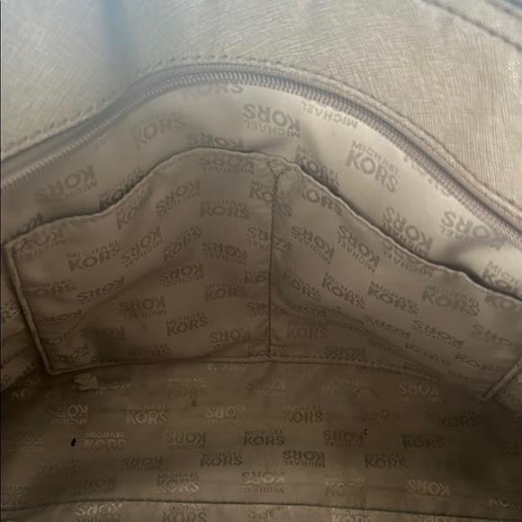 Michael Kors Brown Tote with Structured Design and Silver Accents - Picture 6 of 6